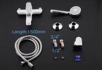 Товар: Смеситель для ванны Frap H31 F3231 Белый Хром - фото 9 Смеситель для ванны Frap H31 F3231 Белый Хром — фото 9, Смесители