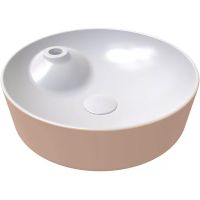 Раковина Bien Flame 43 FALG04301FD1G5000 Розовое золото Белая — фото 1, Раковины