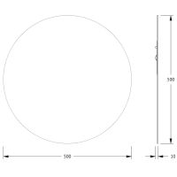Товар: Зеркало Evoform Colora d50 BY 0451 с окантовкой - Черный цвет - фото 4 Зеркало Evoform Colora d50 BY 0451 с окантовкой - Черный цвет — фото 4, Мебель для ванной