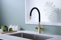 Товар: Смеситель для кухни Paulmark Salix Sa213419-G Золото - фото 2 Смеситель для кухни Paulmark Salix Sa213419-G Золото — фото 2, Смесители