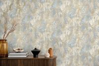 Обои Grandeco Level Two LV 3404 Винил на флизелине (0,53*10,05) Серый/Черный, Рогожка/Штукатурка — фото 3, Обои для стен