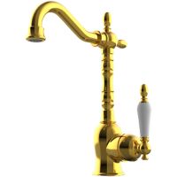 Смеситель для раковины GPD Retro Colored MTL180-A Золото — фото 1, Смесители