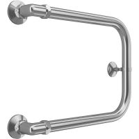 Водяной полотенцесушитель Terminus П-образный (1) 320х400 4620768881442 Хром, боковое подключение, G 1" НР — фото 1, Водяные полотенцесушители