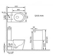 Товар: Унитаз биде SantiLine SL-5014SM-BD с сиденьем Микролифт - фото 3 Унитаз биде SantiLine SL-5014SM-BD с сиденьем Микролифт — фото 3, Унитазы