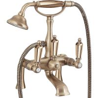 Смеситель на борт ванны Cezares First-PBV-02-M Бронза — фото 1, Смесители на борт ванны