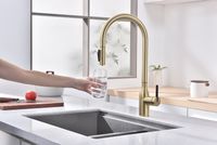 Смеситель для кухни Paulmark Universal Un213880-SBG Светлое брашированное золото — фото 9, Смесители для кухни