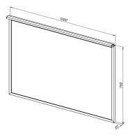 Товар: Зеркало Allen Brau Priority 100 1.31017.BB с подсветкой Черный браш - фото 17 Зеркало Allen Brau Priority 100 1.31017.BB с подсветкой Черный браш — фото 17, Мебель для ванной