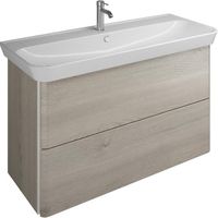 Тумба с раковиной Burgbad Iveo 120 SFEN120F2834G0161C0001*1 подвесная Дуб фланелевый — фото 1, Мебель для ванной