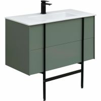 Тумба под раковину Allen Brau Reality 90 1.32006.CGM подвесная Олива матовая — фото 27, Тумбы под раковину