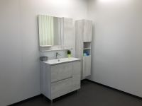 Товар: Зеркало со шкафом Comforty Верона 90 00004136714 Дуб белый - фото 4 Зеркало со шкафом Comforty Верона 90 00004136714 Дуб белый — фото 4, Зеркальные шкафы в ванную