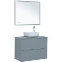 Тумба под раковину Aquanet Арт 90 313276 подвесная Мисти грин — фото 14, Тумбы под раковину