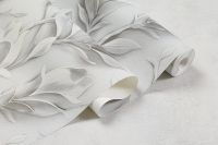 Обои Артекс New Look 6 10981-04 Винил на флизелине (1,06*10,05) Серый, Цветы/Листья — фото 6, Обои для стен