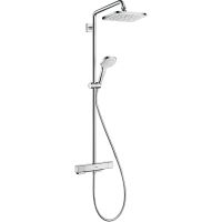 Душевая система Hansgrohe Croma E Showerpipe с термостатом Хром арт-27630000 — фото 1, Душевые стойки