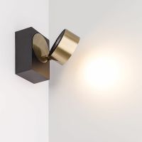 Товар: Накладной светильник Arlight Plurio 040449 Латунь/Черный - фото 3 Накладной светильник Arlight Plurio 040449 Латунь/Черный — фото 3, Споты