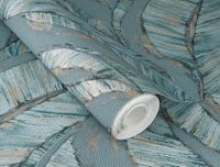 Обои RASCH Ascona 979077 Винил на флизелине (1,06*10) Синий/Золото, Абстракция — фото 2, Обои для стен