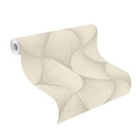 Обои RASCH Sky Lounge 608236 Винил на флизелине (0,53*10,05) Бежевый/Серый, Абстракция — фото 3, Обои для стен