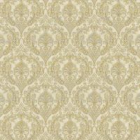 Обои Yasham Echo S-21554-5 Винил на флизелине (1,06*10,05) Серый/Бежевый/Золото, Дамаск — фото 1, Обои для стен
