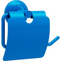 Держатель туалетной бумаги Creavit Ducky BR20213B с крышкой Синий — фото 1, Держатели туалетной бумаги