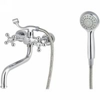 Смеситель для ванны Kaiser Carlson Lux 11255 универсальный Хром — фото 2, Смесители