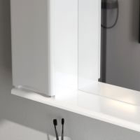 Зеркало со шкафом AM.PM Like 65 L M80MPL0651WG с подсветкой Белый — фото 5, Зеркальные шкафы в ванную
