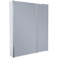 Зеркальный шкаф 1MarKa Соната 75 Белый глянцевый — фото 1, Мебель для ванной