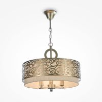 Люстра Maytoni House Venera H260-03-N Льняной Латунь — фото 6, Люстры