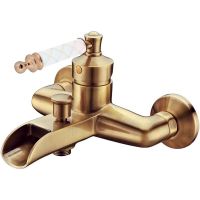 Смеситель для ванны Boheme Vogue 203-MR-W Бронза — фото 1, Смесители