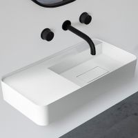 Раковина Abber Stein 120 AS2627-1.2 Белая матовая — фото 2, Раковины подвесные