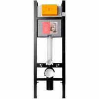 Комплект унитаза с инсталляцией Jacob Delafon Vox E21770RU-00 с сиденьем Микролифт и клавишей смыва Хром — фото 9, Комплекты унитаз + инсталляция