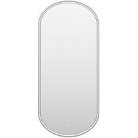 Зеркало Brevita Saturn 50 SAT-Dro1-050-platinum с подсветкой Платина матовая с сенсорным выключателем — фото 3, Мебель для ванной