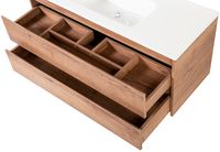 Тумба под раковину BelBagno Kraft 120 KRAFT-1200-2C-SO-RT подвесная Rovere Tabacco — фото 5, Тумбы под раковину