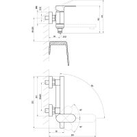 Товар: Смеситель для ванны Ravak Chrome CR 022.20BL X070431 Черный матовый - фото 5 Смеситель для ванны Ravak Chrome CR 022.20BL X070431 Черный матовый — фото 5, Смеситель для ванны