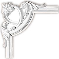 Угловой элемент Decomaster 97012-6 180x180x12 мм — фото 1, Молдинги