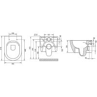 Товар: Унитаз STWORKI Ларвик 5512 подвесной с сиденьем Микролифт - фото 7 Унитаз STWORKI Ларвик 5512 подвесной с сиденьем Микролифт — фото 7, Подвесные унитазы