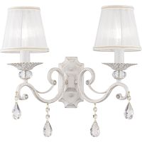 Настенный светильник Maytoni Elegant Grace ARM247-02-G Белый Золото — фото 1, Светильники