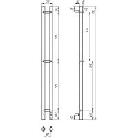 Электрический полотенцесушитель Point Гермес PN13812GB П3 80x1200 диммер справа Графит блеск — фото 5, Электрические полотенцесушители