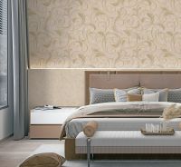 Обои Артекс The Best 2 10544-03 Винил на флизелине (1,06*10,05) Бежевый/Золото, Вензель — фото 3, Обои для стен