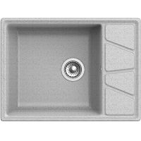 Кухонная мойка GranFest Vertex GF-V-680L Серая — фото 2, Кухонные мойки