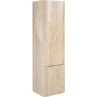 Шкаф пенал Runo Тоскана 35 00-00001419 подвесной Светлое дерево — фото 1, Пеналы для ванной комнаты