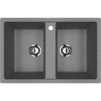 Кухонная мойка Ulgran Classic U-608-309 Темно-серая — фото 1, Кухонные мойки