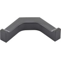 Двойной крючок Keuco Edition 11 11115 130000 Хром черный шлифованный — фото 1, Крючки для полотенец