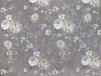 Обои Solo Bohemia E102507 Винил на флизелине (1,06*10) Серый, Цветы — фото 2, Обои для стен