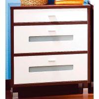 Комод Бриклаер Бали 70 4627125411878 Венге Белый глянцевый — фото 1, Мебель для ванной