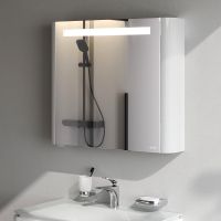 Зеркальный шкаф AM.PM Sensation 80 L Белый глянцевый арт-M30MCL0801WG — фото 3, Зеркальные шкафы в ванную