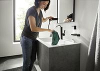 Дозатор для жидкого мыла Hansgrohe AddStoris 41745670 Черный матовый — фото 2, Дозаторы