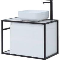 Товар: Тумба под раковину Aquanet Nova Lite Loft 75R 261649 подвесная Белый глянец - фото 3 Тумба под раковину Aquanet Nova Lite Loft 75R 261649 подвесная Белый глянец — фото 3, Тумбы под раковину