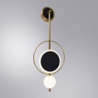 Товар: Настенный светильник Artelamp Polaris A2604AP-7BK Белый Золото Черный - фото 2 Настенный светильник Artelamp Polaris A2604AP-7BK Белый Золото Черный — фото 2, Светильники