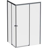 Душевой уголок AM.PM X-Joy 120х90 W94G-403-12090-BТ профиль Черный матовый стекло прозрачное — фото 14, Прямоугольные душевые уголки