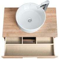 Товар: Тумба под раковину Roca Victoria 80 A857470517 подвесная Орех - фото 6 Тумба под раковину Roca Victoria 80 A857470517 подвесная Орех — фото 6, Мебель для ванной