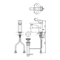 Товар: Смеситель для раковины Toto GE TLG07301R Хром - фото 2 Смеситель для раковины Toto GE TLG07301R Хром — фото 2, Смесители для раковины